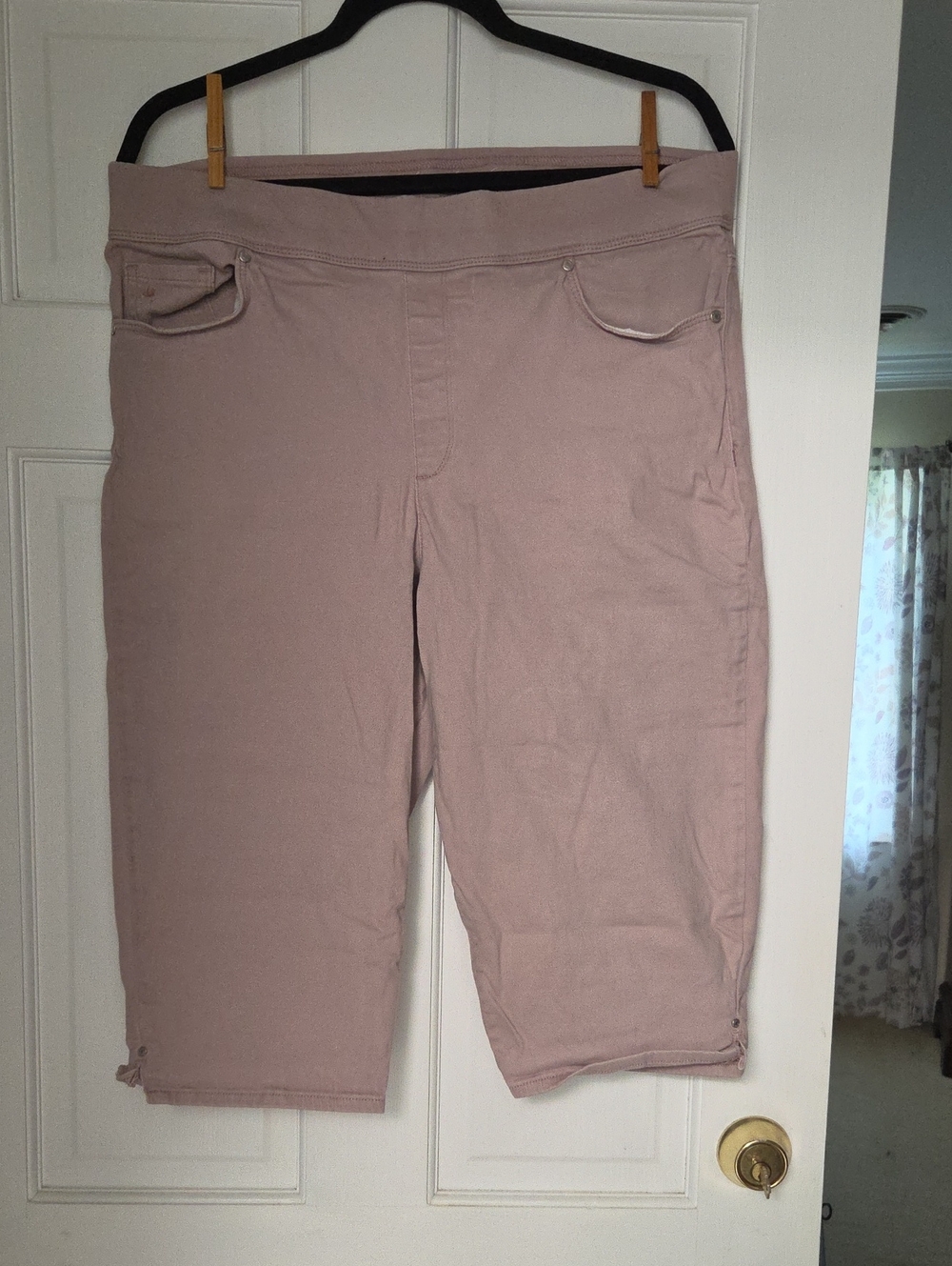 Gloria Vanderbilt Mauve Capris